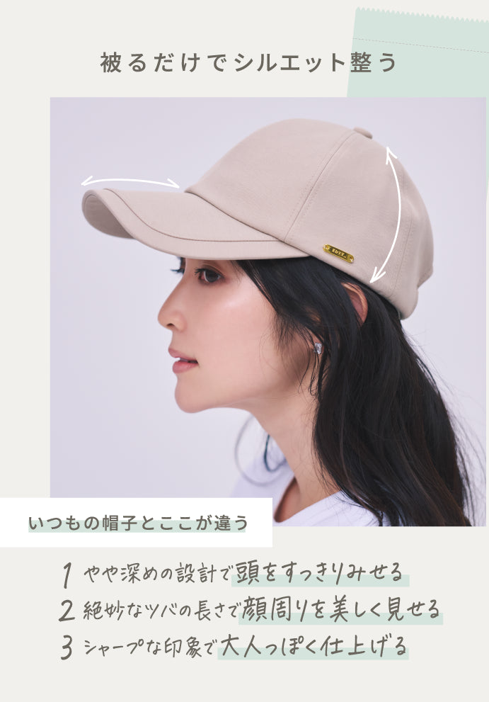 UVシールド バリアダブルラインキャップ