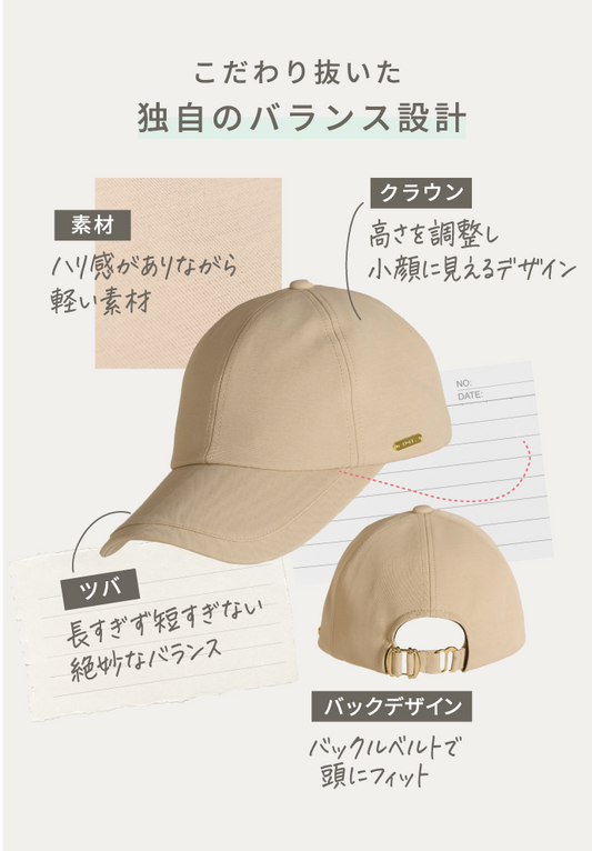 UVシールド バリアダブルラインキャップ