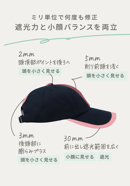UVシールド バリアダブルラインキャップ